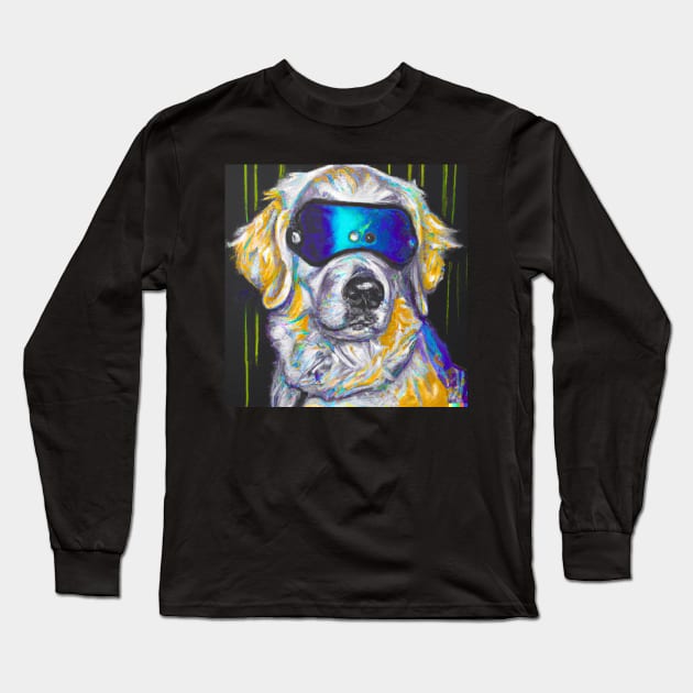 Platinum Retriever Long Sleeve T-Shirt by GhostlierNation